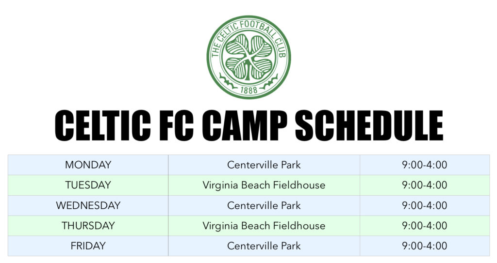 celtic schedule jpeg • Chesapeake United Soccer Club