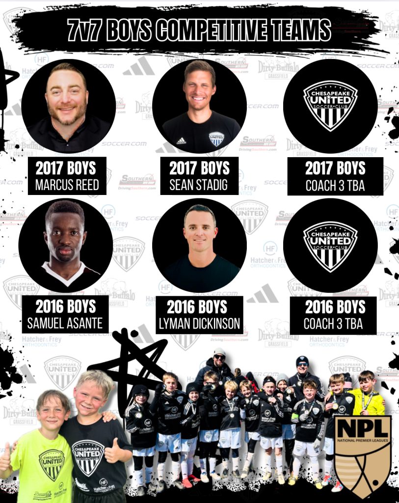 Competitive Program: U9-U19 • Chesapeake United Soccer Club